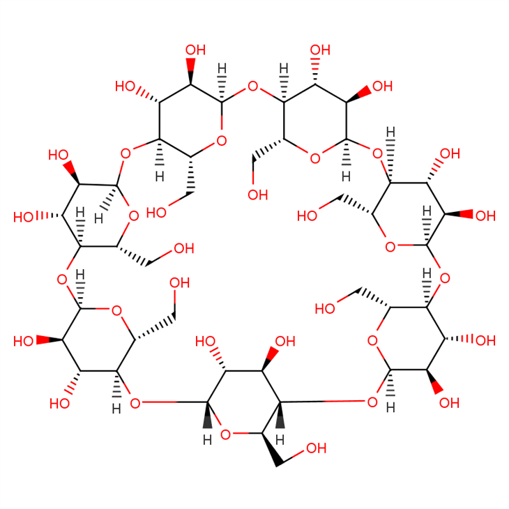 Beta-Cyclodextrin ( -Cyclodextrin) CAS-Nr. 7585-39-9