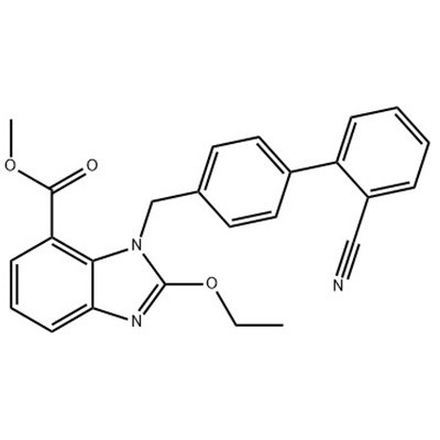 Methyl 1-[(2'-cyanobiphenyl-4-yl)methyl]-2-ethoxy-1H-benzimidazol-7-carboxylat Grundlegende Informationen CAS-Nr.139481-44-0